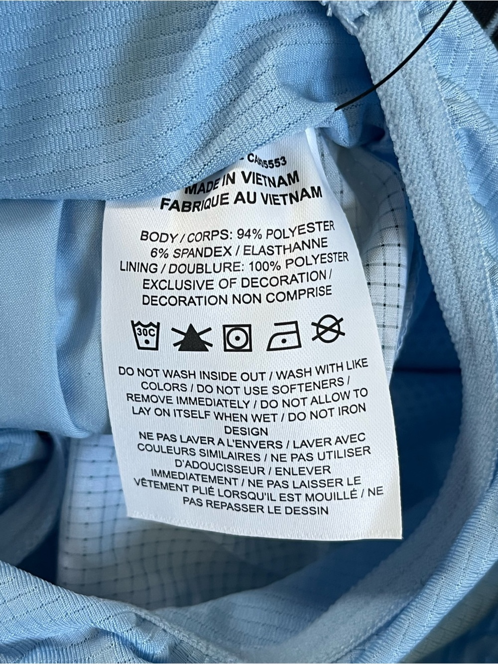 Nike Dri Fit ADV Run Division 4” Brief Lined Shorts ‘Light Blue’ (size mens XS) - Picture 5 of 9